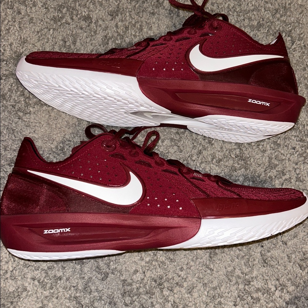 Nike Zoom GT Cut 3 TB UNRELEASED PE Shoes Maroon/White Men's Sz 14 HJ7022-602